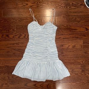 SAYLOR Striped Audrey Sweetheart Dress XS. NWOT.